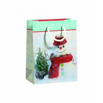 Christmas  Gift Bags Medium Snowman 71407